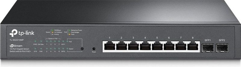 TP-Link TL-SG2210MP - Netwerk Switch - Managed - PoE+ - 10-Poorten