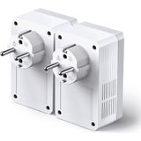 TP-LINK TL-PA4010PKIT Powerline HomePlug Set 600Mbps met stroomdoorvoer - Set van 2