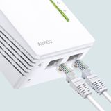 TP-Link WLAN Powerline Adapter TL-WPA4220 WLAN 300Mbit/s, AV600 Powerline, Zusatzeinheit, Es kann nicht alleine verwendet werden