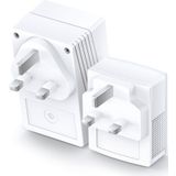 TP-Link TL-WPA4220 KIT - PowerLine Netwerkadapter - Wit - 300 Mbit/s