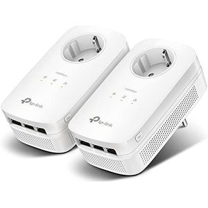 TP Link - TL-PA8030P - Powerline Adapter - Wit - 3 LAN-poorten