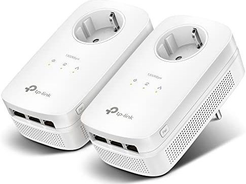 TP Link - TL-PA8030P - Powerline Adapter - Wit - 3 LAN-poorten