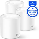TP-LINK - Deco X60 - Wifi Systeem - 3-Pack - Wifi 6 - Dekking tot 650 m²