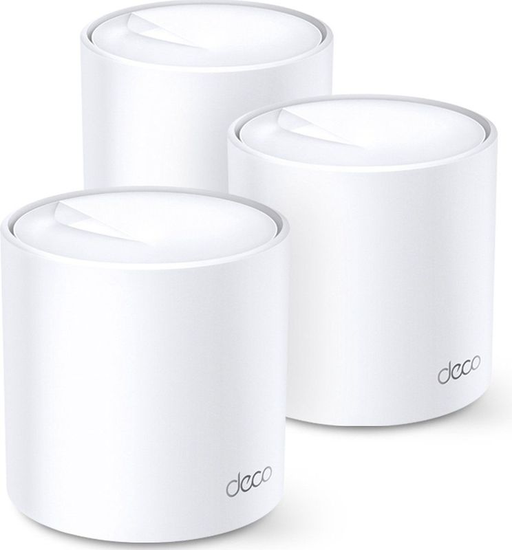 TP-LINK - Deco X60 - Wifi Systeem - 3-Pack - Wifi 6 - Dekking tot 650 m²