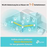 TP-Link Deco X20 Mesh WLAN Set (1 Pack), Wi-Fi 6 AX1800 Dual Band Router & Repeater White