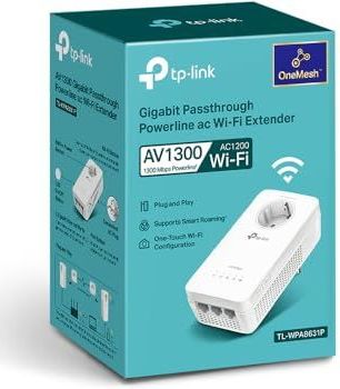 TP-Link TL-WPA8631P - WiFi Powerline - Uitbreiding - AC1200