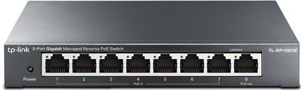 TP-Link TL-RP108GE - Netwerkswitch - PoE