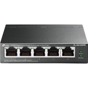 TP-Link TP-Link TL-SG105PE 5-Port Gigabit (4x PoE+) L2 Smart Switch