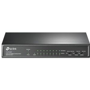 TP-Link - TL-SF1009P - Switch - 9 Poorten - Power over Ethernet - Niet-beheerd