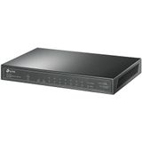 Tp-link - TL-SG1210P - 10-poorts Gigabit PoE Switch - Zwart - Stroombeheer