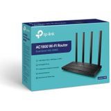 TP-Link - Archer C80 V1 - Draadloze Router - Zwart - 4-poorts Switch - GigE - Wi-Fi 5 - Dual Band