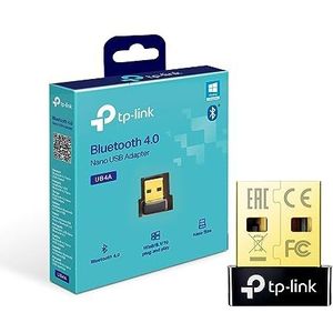 TP-Link Nano USB Bluetooth 4.0 Adapter for PC Laptop Desktop Computer, Long Range Bluetooth Dongle/Receiver for Windows 10/8.1/8/7/XP, Plug and Play (UB4A)