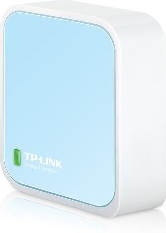 TP-Link - TL-WR802N - Mini Pocket AP Router - Wit/Blauw - 300Mbps Wireless N