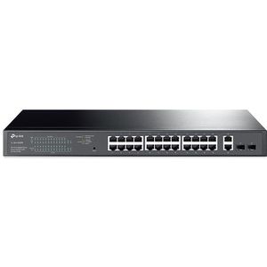 TP-Link TL-SG1428PE netwerk-switch Managed L2 Gigabit Ethernet (10/100/1000) Power over Ethernet (PoE) 1U Zwart