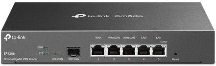 TP-Link - TL-ER7206 - Switch - Zwart - Gigabit Ethernet - 4 Poorten