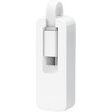 TP-Link UE300C USB C auf Ethernet Adapter, USB C auf RJ45 Gigabit Ethernet LAN Netzwerkadapter, Plug-and-Play unter Windows 11/10/8.1/8, macOS, iPadOS, Chrome OS und Linux OS, Weiß