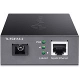 TP-Link TL-FC311A-2 - Media Converter - Single-mode - Zwart