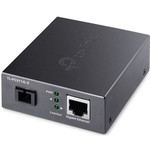 TP-Link TL-FC311A-2 - Media Converter - Single-mode - Zwart
