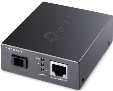 TP-Link TL-FC311A-2 - Media Converter - Single-mode - Zwart