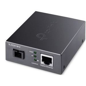 TP-Link TL-FC311B-2 - Media-omzetter - Gigabit - Zwart - Glasvezel