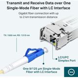 TP-Link TL-SM321A - Netwerk Transceiver Module - 1250 Mbit/s - SFP