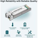 TP-Link TL-SM321A - Netwerk Transceiver Module - 1250 Mbit/s - SFP