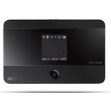 TP-Link M7350 mobiler WLAN Router (4G/LTE bis zu 150Mbit/s Download/ 50Mbit/s Upload, Hotspot, Cat4, 2000mAh Akku, LCD Display, kompatibel mit allen europäischen SIM Karten) schwarz