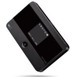 TP-Link M7350 mobiler WLAN Router (4G/LTE bis zu 150Mbit/s Download/ 50Mbit/s Upload, Hotspot, Cat4, 2000mAh Akku, LCD Display, kompatibel mit allen europäischen SIM Karten) schwarz