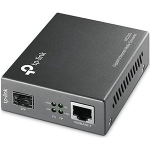 TP-Link MC220L netwerk media converter 1000 Mbit/s Multimode, Single-mode Zwart