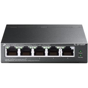 TP-Link TL-SF1005P Netwerk Switch - Unmanaged - PoE - 5 Poorten