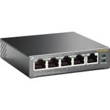 TP-Link TL-SG1005P 5-Port-10/100/1000Mbit/s-Desktop-Switch mit 4 PoE-Ports