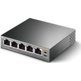 TP-Link - TL-SG1005P - 5-Port Gigabit Switch - Zwart - 4 PoE+ Poorten