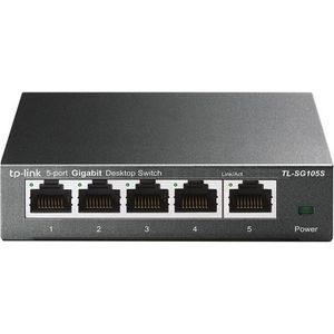 Tp-Link - Tl-sg105s - Netwerkswitch - Staal - 5 Ethernetpoorten