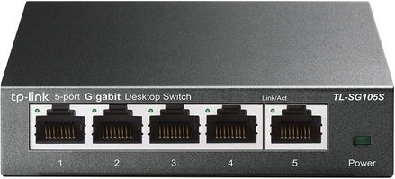 Tp-Link - Tl-sg105s - Netwerkswitch - Staal - 5 Ethernetpoorten