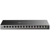 TP-Link TL-SG116E Gigabit Ethernet Switch 16-poorts beheerd - Levenslange garantie - Ideaal voor verbinding en netwerken voor kleine bedrijven en thuiskantoren