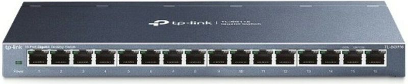 TP-LINK TL-SG116E Switch - Onbeheerd - 16 Poorten - Metaal