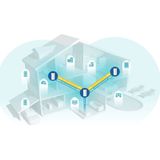 TP-Link - Deco M4 - Multiroom Mesh Wifi-systeem - Wit - 1200 Mbps - 3-pack