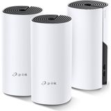 TP-Link - Deco M4 - Multiroom Mesh Wifi-systeem - Wit - 1200 Mbps - 3-pack