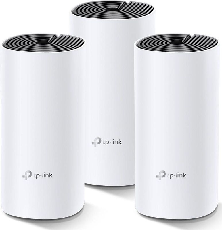 TP-Link - Deco M4 - Multiroom Mesh Wifi-systeem - Wit - 1200 Mbps - 3-pack