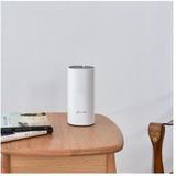 TP-Link Deco E4 Mesh WLAN Set (3er Pack), AC1200 Dual Band Router & Repeater (Reichweite bis zu 370m², ideal für große Häuser mit mehreren Geräten, 6X 100Mbit/s Ports) weiß