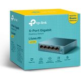 TP-Link - LiteWave LS105G - Unmanaged Switch - Zwart - Energiezuinig