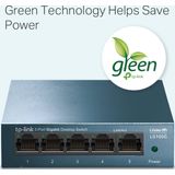 TP-Link - LiteWave LS105G - Unmanaged Switch - Zwart - Energiezuinig