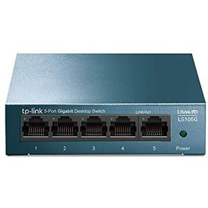 TP-Link LS105G - Netwerk Switch - Unmanaged - 5 Poorten - Stalen Kast
