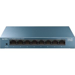 TP-Link LiteWave LS108G 8-Port 10/100/1000Mbps Desktop Network Switch