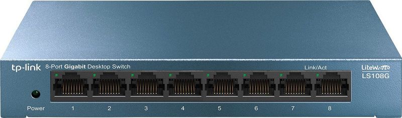 TP-Link - LS108G - Netwerk Switch - 8-poorts - Unmanaged - Groen Ethernet