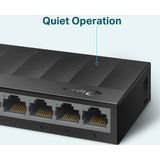 TP-Link - LS1008G - Unmanaged Switch - Groen - Ethernet