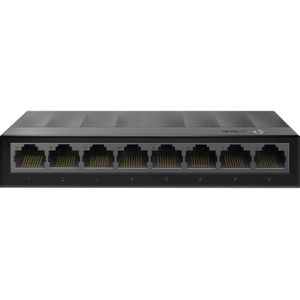 TP-Link - LS1008G - Unmanaged Switch - Groen - Ethernet