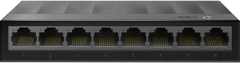 TP-Link - LS1008G - Unmanaged Switch - Groen - Ethernet