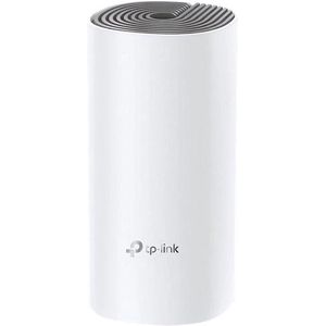 TP-Link Deco wifi mesh deco E4 (1 pack) krachtige wifi-repeater, extra behuizing, wifi-bereik140 m², megabit-poort, kinderbeveiliging, compatibel met alle internetboxen