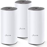 TP-Link Deco E4 WLAN Mesh Set van 3 (AC1200), Router, Wit